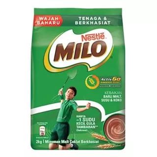 Milo Malaysia 2 Kg Minuman Malt Coklat Berkhasiat