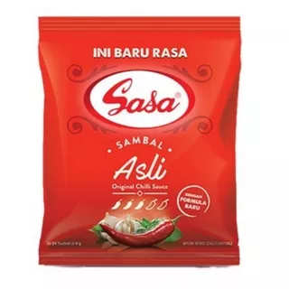 Sasa Saus Sambal Asli Sachet 9 gr. Ecer