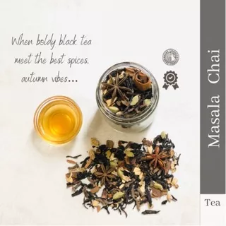 Organic&Joy• Masala Chai | Teh Masala chai tea (Tea Blend,Spice masala chai tea,Black tea,rempah,spice,Teh masala)