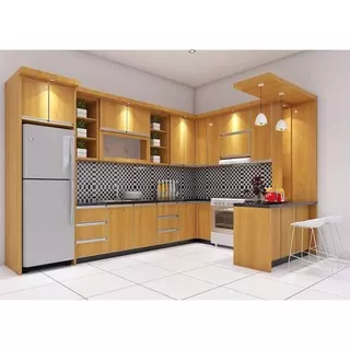 PROMO Kitchen set HPL/Kitchen set minimalis/Lemari Dapur/Kitchen set murah/Kitchen set/