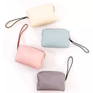 GK Pastelicious Square Pouch - Pouch Wanita Kulit Asli/Pouch Kulit/Pouch Make up Kulit