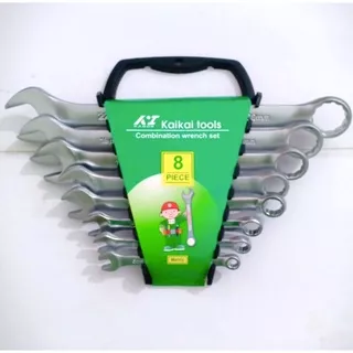 Kunci Ring Pas Set 8 pcs KAGON Combination Wrench Set Kunci Ring Pas Set Kunci Ring Kunci Pas Set