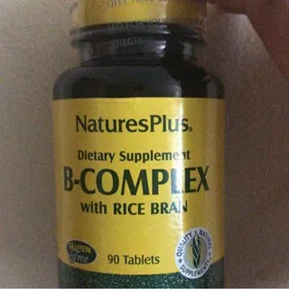 Natures Plus B-Complex with Rice Bran 90 Tabs