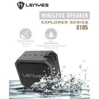 Speaker Bluetooth LENYES S105 - Wireless Speaker Waterproof IPX7