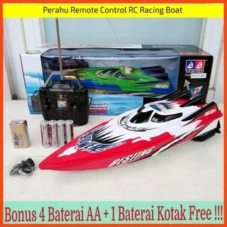 MAINAN PERAHU AIR REMOTE CONTROL KAPAL RC RACING BOAT