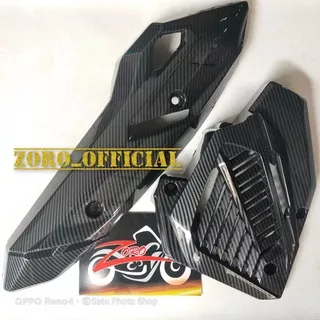 Paket Carbon Vario 150 Esp Led / Vario 125 Esp Led 2015 - 2018 Knalpot / Radiator ZORO