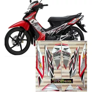 striping original Honda Supra x 125 R cw tahun 2011