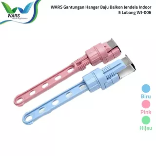 WARS Gantungan Hanger Baju Balkon Jendela Indoor 5 Lubang WJ-006