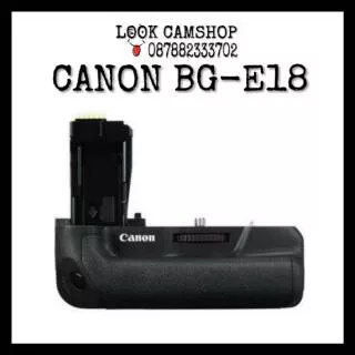 BATERAI BATTERY VERTICAL GRIP CANON BG-E18 BGE18 BGE 18 FOR EOS 750D 760D REBEL T6i T6s