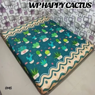 SPREI HOME MADE KLATEN WATERPROOF MOTIF HAPPY CACTUS, GREEN DINO,traTRAFFIC, FUN BTS,EMON FLY,CLOUD MOONSTAR 180X200 160X200 MURAH BERKUALITAS