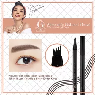 Ningrum Madame Gie Silhouette Eyeliner BPOM Makeup Eyeliner Pensil Waterpoof Kecantikan Kosmetik Mata Eyeliner - 6004Madame Gie Silhouette Natural Brow BPOM Ori Kecantikan Kosmetik Mata Eyebrow - 6005