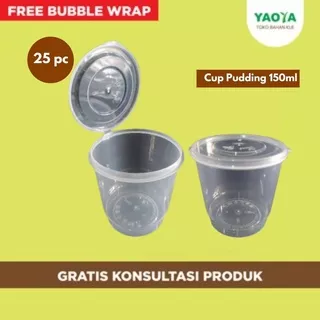 CUP PUDDING + TUTUP 150ML 25PC VICTORY