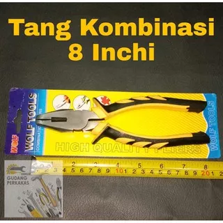 WOLF Tang Kombinasi 8 / Tang Kombinasi 8 Inchi