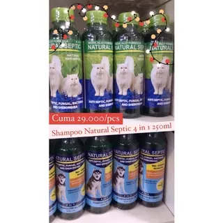 Natural Septic Dog & Cat Shampoo 4 in 1 250ml