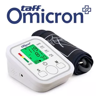 Alat Tensi Darah Digital Ukur Detak Jantung dan Tekanan Darah Taff Omicron micro USB Baterai