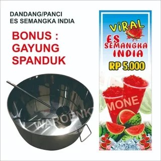 Dandang/Panci Es Semangka India (Bonus Gayung & Banner)