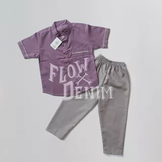 Baju Koko Anak Bayi Umur 6bln 1 2 3 4 5 Tahun Warna Navy Wardah Toska Lilac Putih Bahan Katun Toyobo Premium HQ Adem Nyaman dipakai Buat Anak Anda - Grosir Baju Koko Anak Premium Lengan Pendek - Baju Koko Anak Flowdenim