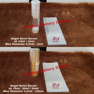 Eceran Plastik Shrink Film Wrap Segel Botol Serum Pump 10ml 15ml 20ml 30ml 50ml Kosmetik Label