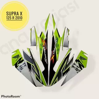 STIKER STRIPING HONDA SUPRA X  R 125 TAHUN 2010 STRIPING SUPRA X 125 ORIGINAL STIKER  SUPRA X 125 R