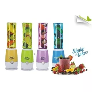 Shake n Take Generasi 3 (2 Botol) Mini Blender Jus Buah