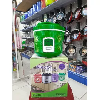 Rice Cooker Magic com ELECOR RC 1 Liter Mini Kecil | Penanak nasi kosmos | elektronik Mejikom