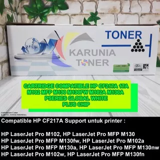 Cartridge Toner Compatible CF217A 17A Printer HP LaserJet Pro M102 MFP M130 M130fw M102a M130a M102w