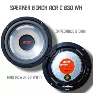Speaker 6 Inch wofer Acr C 630 WH speaker aktif