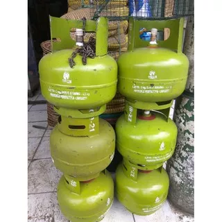 Tabung gas 3kg + isi - tabung gas elpiji - tabung elpiji - tabung 3kg