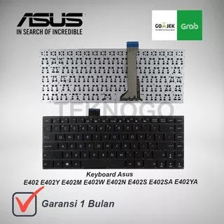 Keyboard Laptop Asus E402 E402Y E402M E402W E402N E402S E402SA E402YA Hitam