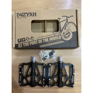 Pedal MZYRH MZ-X6 tapak lebar hitam hijau orange merah biru