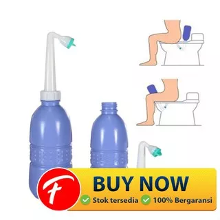 Mrosaa Semprotan Cebok Toilet Portable Travel Bidet Sprayer 450ML - BM-450 - Blu