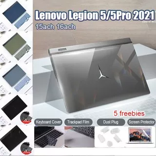 5 in 1 Set Lenovo Legion 5 2021 5 Pro 16ACH6 15IMH05 15ACH Laptop Case Cover with Screen Film+keyboard Cover+dust Plug +trackpad Film