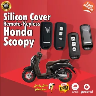 Honda Scoopy Fi Silicon Cover Sarung Kunci Remote Keyless Kondom Kover Silikon