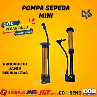 POMPA BAN SEPEDA GOLD POMPA ANGIN SEPEDA POMPA SEPEDA AIR PUMP PORTABLE MURAH TERBARU TERLARIS