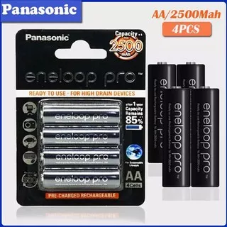 Panasonic Eneloop Pro AA 4Pcs Battery Capacity 2500mAh