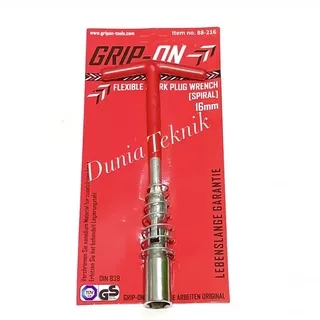 GRIP-ON Kunci Busi 16 mm Kunci Busi Flexible 16 mm Kunci Busi Motor Spark Plug