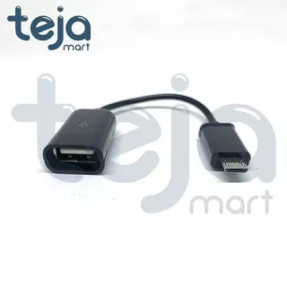 Kabel USB Micro USB Android USB OTG Hitam Converter Adapter Smartphone