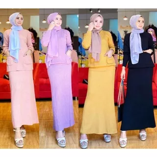 PROMO SALE 2.2 KNIT NABILA SETELAN IMPORT SETELAN BOXY SAFIRA COLLECTION SBY