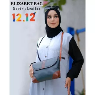 ELIZABETH LEATHER BAG NAWIES - TAS SELEMPANG KULIT ASLI TAS KULIT PEREMPUAN