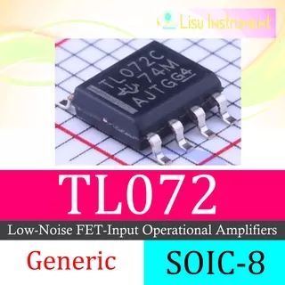 TL072 TL072C TL072CDR Low-Noise JFET-Input Operational Amplifiers SOIC-8