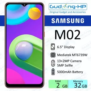 Samsung M02 2/32 GB Garansi Resmi