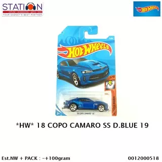 HOT WHEELS HW 18 COPO CAMARO SS DARK BLUE 19