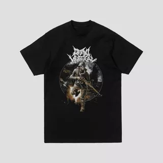 Kaos Band Dead Vertical  Logo Tees Band Death Metal T Shirt Band Grindcore Indonesia