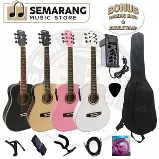 Gitar Akustik Elektrik ¾  Cort Custom Gitar 3/4 Cort Custom