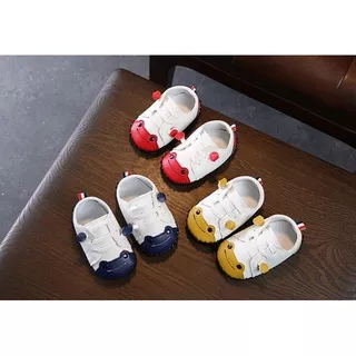 sepatu prewalker UNISEX shoes import SMILE FROG Sepatu anak import premium