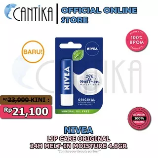 PROMO NIVEA Lip Balm Original Essential Care 4.8 gr