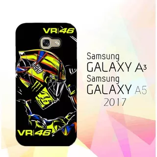 Custom Hardcase Full Print Samsung Galaxy A3|A5 2017 VR 46 Black Case Cover