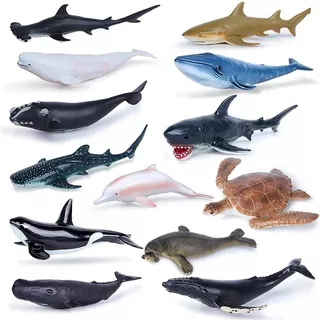 mainan figure sea animal ikan hiu shark binatang laut
