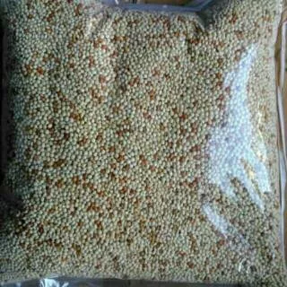 Milet campur 500gram/milet campur 500grm/milet putih/milet pakan lovebird/milet merah