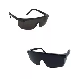 Kacamata Las Hitam / Kacamata Ls Gerinda Bor Hitam Model Kota k/ Kaca Mata Safety Gurinda Hitam Black / Kacamata Kotak Safety Glasses
